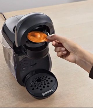Cafetera Tassimo Bosch Negra