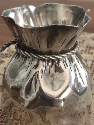 Bolsa Judas Plata Orfebre 9x7