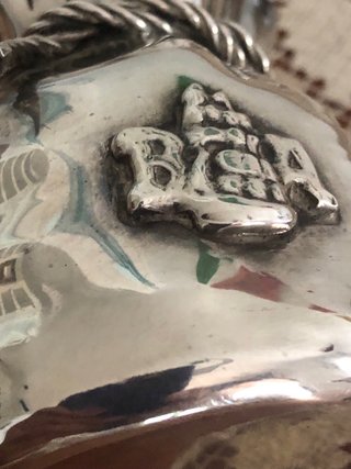 Bolsa Judas Plata Orfebre 9x7