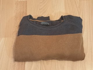 Jersey Springfield Rayas Marrón y Gris