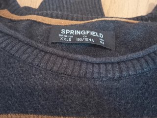 Jersey Springfield Rayas Marrón y Gris