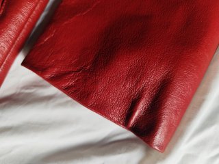 Chaqueta Piel Roja Grupo Ancla Talla 40