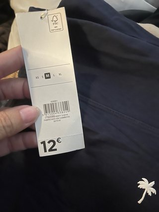Mallas piratas azul marino con palmera