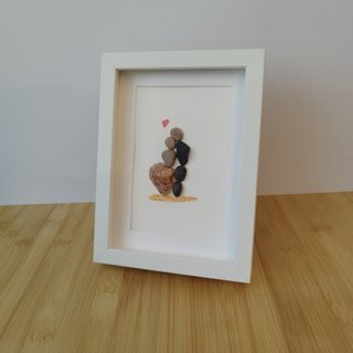 Cuadro Piedras Pareja Romántica - Personalizable
