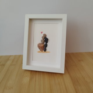 Cuadro Piedras Pareja Romántica - Personalizable