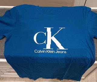 Camiseta Calvin Klein Jeans Azul Talla M
