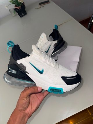 Nike Air Max 270 Blancas y Turquesa