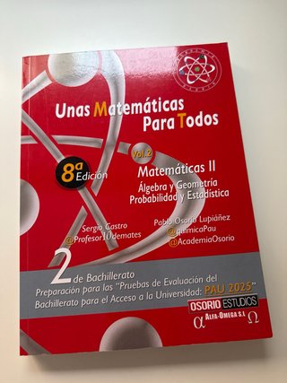Unas matemáticas para todos, Matemáticas PAU