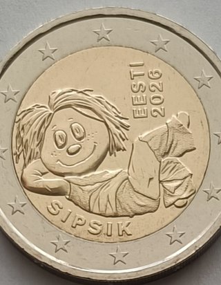 Estonia 2€ 2026 Sipsik UNC