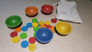 PlanToys Tazze Classificare e Contare Montessori