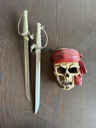 Calavera Piratas del Caribe Decoración