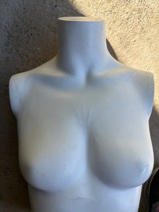 Torso de mujer blanco
