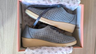 Scarpe Mysoft donna traforate blu NUOVE