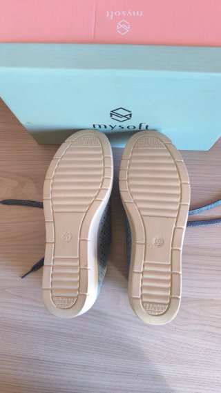 Scarpe Mysoft donna traforate blu NUOVE