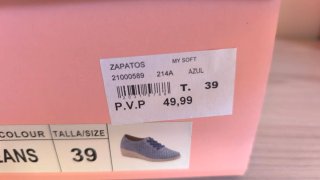 Scarpe Mysoft donna traforate blu NUOVE