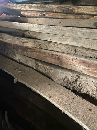 Lote de 18 m³ de Madera de Castaño Seca – Serrado