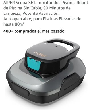 Limpiafondos Piscina AIPER Scuba SE