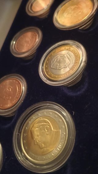 Vaticano 2005 Euro Prova Benedetto XVI & argento