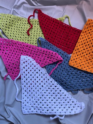 Pañuelo de crochet | Bandana pelo | Boho