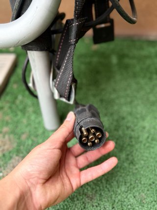 Portabicicletas Mottez para 4x4/Jeep con rueda de