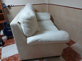 Sofá 3 plazas polipiel antimanchas