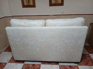 Sofá 3 plazas polipiel antimanchas
