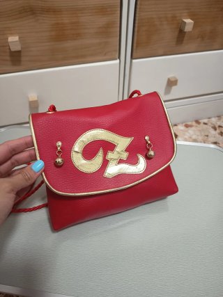 Bolso Zíngara Rojo y Dorado