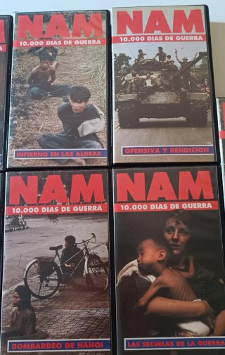 Colección VHS NAM 9 cintas (Guerra)