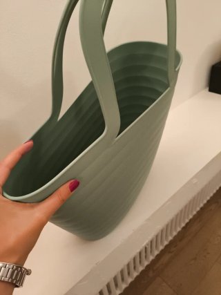 Borsa da spiaggia gialla e verde