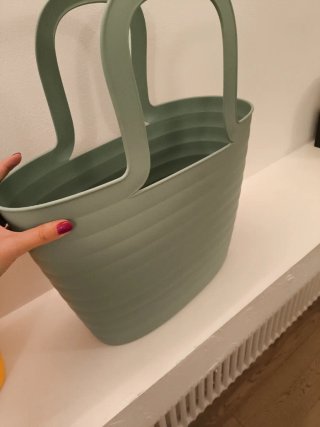 Borsa da spiaggia gialla e verde