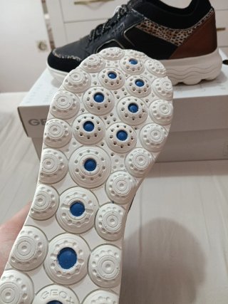 Geox Mujer Negro Marrón Animal Print