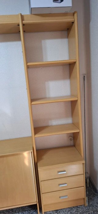 Mueble Estantería con Cajoneras