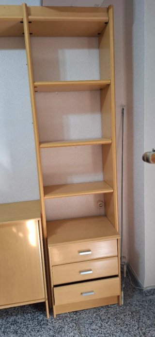 Mueble Estantería con Cajoneras