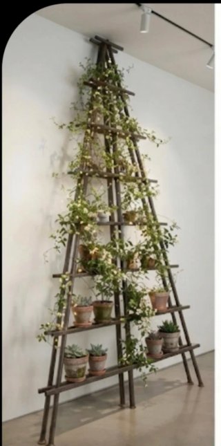 2 Escaleras de hierro 7/8 peldaños