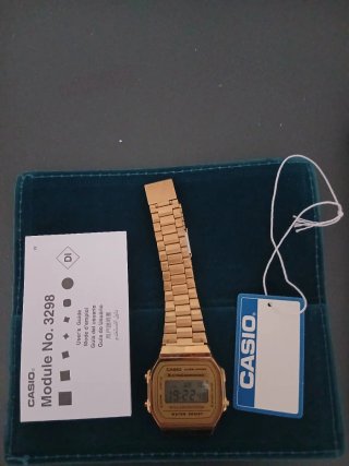 Reloj Casio Dorado Modelo A168WG-9EF