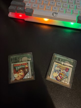 2 Cartucce Game Boy Color: Donkey Kong, Wario Land