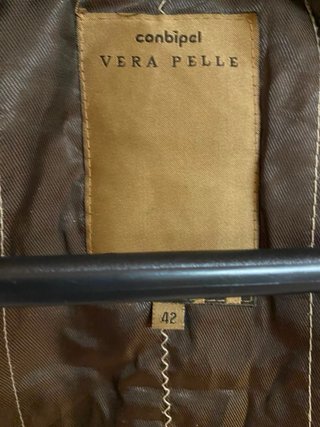 Giacca donna vera pelle scamosciata vintag morbida
