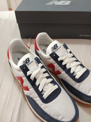 New Balance Mujer Azul Blanco Rojo