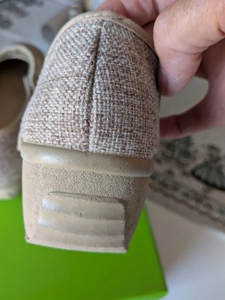 Scarpe donna in tessuto e gomma naturale
