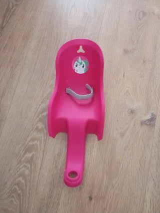 Porta bebés bici niña unicornio