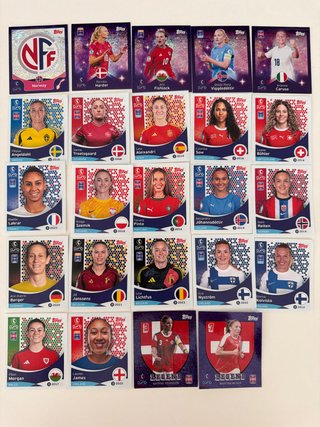 Cromos Eurocopa Femenina 2025