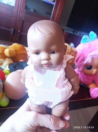 Muñeca Cry Babies + Peluche Oso + Pelota
