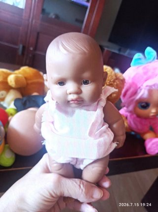 Muñeca Cry Babies + Peluche Oso + Pelota
