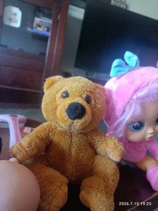 Muñeca Cry Babies + Peluche Oso + Pelota