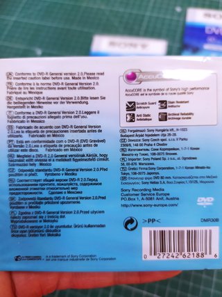Mini DVD-R - 5 discos (ø 8cm)