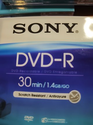 Mini DVD-R - 5 discos (ø 8cm)