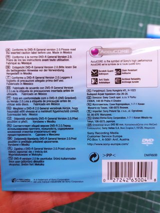 Mini DVD-R - 5 discos (ø 8cm)