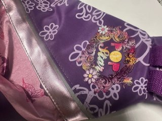 Bandolera Hannah Montana Rosa y Morado