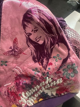 Bandolera Hannah Montana Rosa y Morado