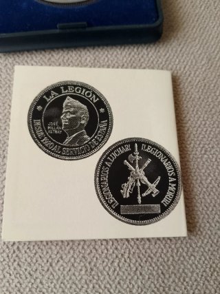 Moneda Medalla plata La Legión 80 Aniversario